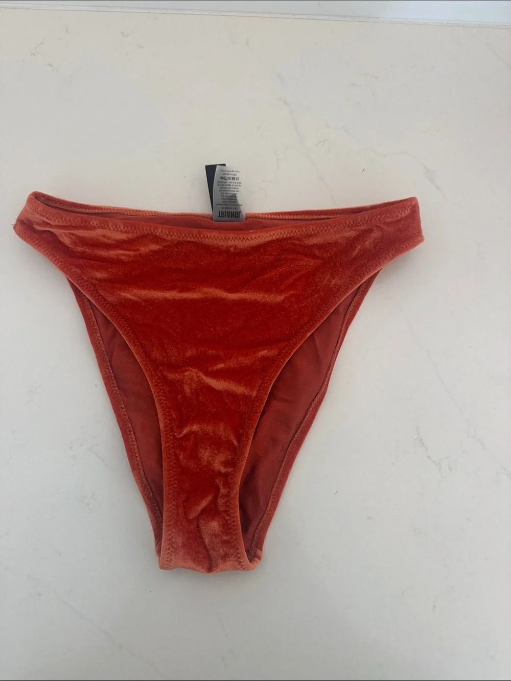 triangl swimwear Rust Velvet Bikini Bottom